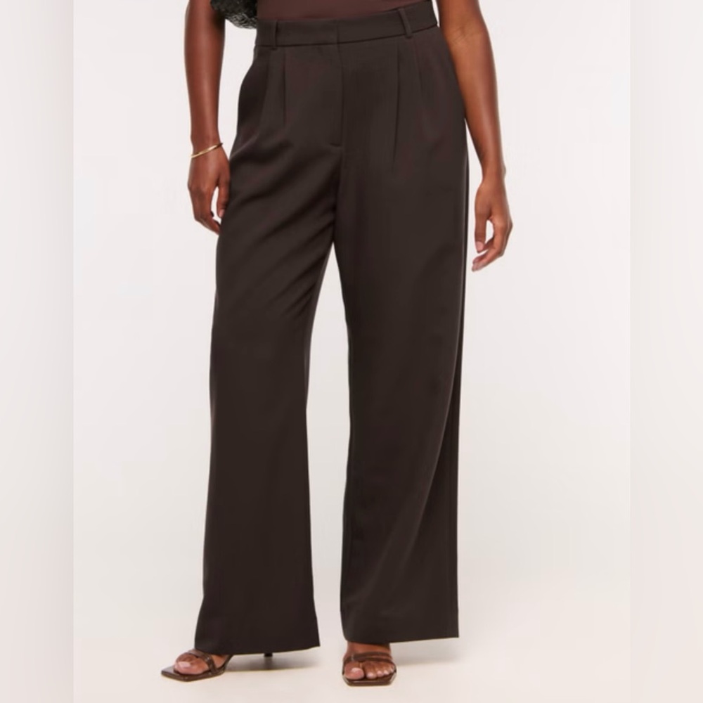 Chic Brown Wide-Leg Women's Pants